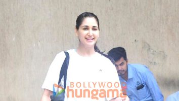 Photos: Nikita Dutta snapped outside the gym in Khar