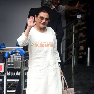 Photos: Rani Mukerji, Karan Johar and Apoorva Mehta snapped at Kalina airport