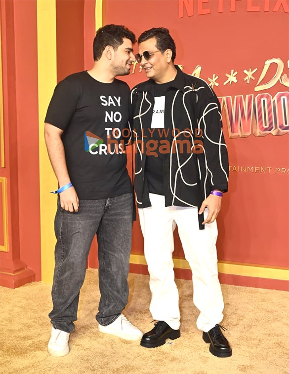 photos shah rukh khan kajol aryan khan ajay devgn sahher bambba shashank khaitan and others grace the premiere of the bads of bollywood 1 5