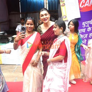 Photos: Sushmita Sen, Bipasha Basu and Karan Singh Grover snapped at a Durga Puja Pandal