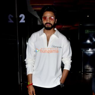 Photos: Teja Sajja visits theatre to promote his film Mirai