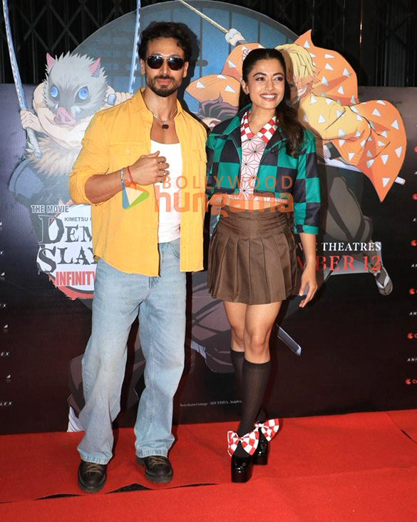 Photos: Tiger Shroff and Rashmika Mandanna attend the special fan screening of Demon Slayer: Kimetsu no Yaiba – Infinity Castle | Parties & Events