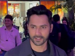 Varun Dhawan poses for a selfie with fan at the airport