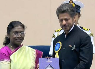 Shah Rukh Khan receives his first-ever National Award for Best Actor from President Droupadi Murmu