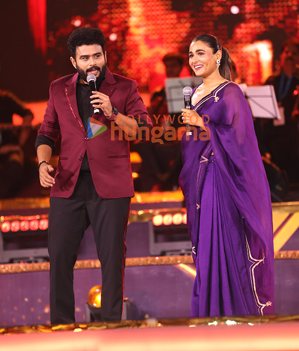 shalini pandey at the audio launch of the film idli kadai 2