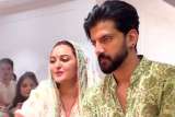 Sonakshi & Zaheer’s ganpati puja