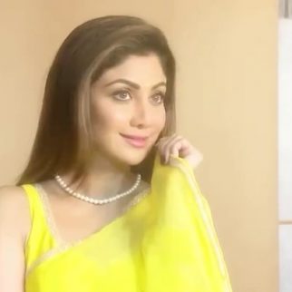Shilpa Shetty's tribute to Sridevi as she wears yellow saree giving Chandani vibes