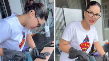 Sunny Leone shares video of woodwork session with kids, Daniel Weber calls it “the best”