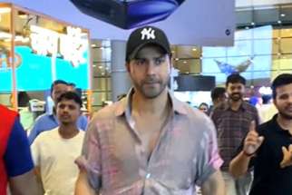 VD papped wearing ripped jeans at the airport! Varun Dhawan