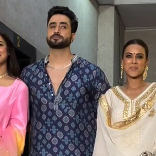 Love birds Jasmin & Aly pose with Nia Sharma