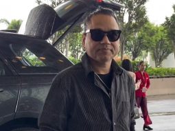 Kailash Kher in a stylish look papped at the airport