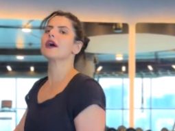 Watch Zareen Khan lifting weight