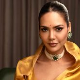Esha Gupta radiates regal elegance in stunning golden saree; see pic
