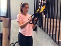 Work out mode on! Nargis Fakhri