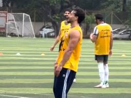 Football bug! Tiger Shroff