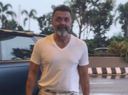 Bobby Deol’s unique sweatpants for his airport look