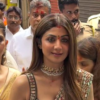 Shilpa Shetty all glammed up for Bappa Darshan