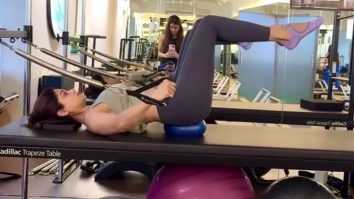 Shamita Shetty’s pilates time
