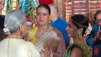 Jaya Bachchan & Kajol for Durga Puja
