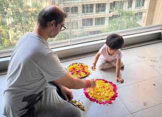 TVF’s Arunabh Kumar pens a heartfelt note this Diwali as he celebrates with family and his daughter who made her first Rangoli!