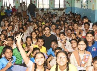 Saiyaara star Ahaan Panday lights up a Mumbai classroom with smiles, songs, and dreams; see pics!