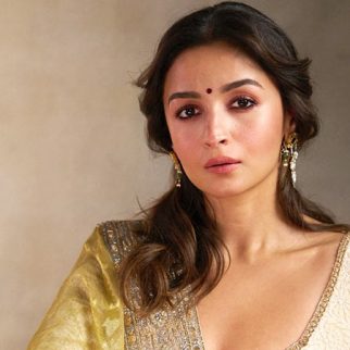 Alia Bhatt channels her inner Bengali beauty in a mesmerizing golden-silver saree by Abu Jani Sandeep Khosla