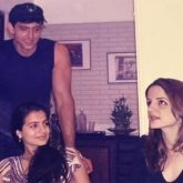 “Golden days of friendship”: Ameesha Patel posts old pic with Hrithik Roshan and Sussanne Khan from impromptu dinner at her home