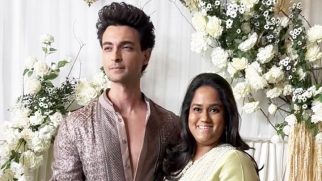 Arpita & Ayush Sharma pose for media