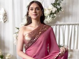 Bebojaan in pink half saree! Aditi Rao Hydari