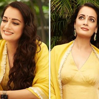 Crafted for Rs 54.5k, Dia Mirza’s Zari-Linen ensemble is quiet luxury done right!