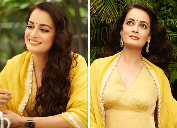 Crafted for Rs 54.5k, Dia Mirza’s Zari-Linen ensemble is quiet luxury done right!