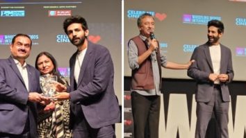 EXCLUSIVE: Kartik Aaryan, Rajkumar Hirani honoured by Gautam Adani at Subhash Ghai’s Whistling Woods International; Hirani hails Adani’s speech: “I would call it the SHOLAY of speeches!”