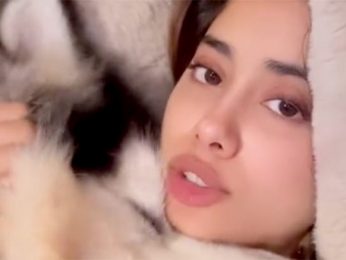 Janhvi Kapoor & her husky blessed our feed today