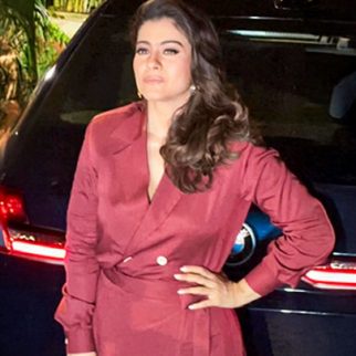 Kajol spotted in glamorous red