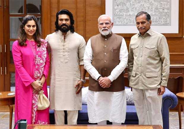 PM Modi meets Ram Charan, Anil Kamineni, and APL team to celebrate league’s successful inaugural season