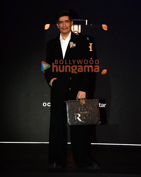 photos akshay kumar karan johar malaika arora and others snapped at pitch to get rich press conference in bandra 11