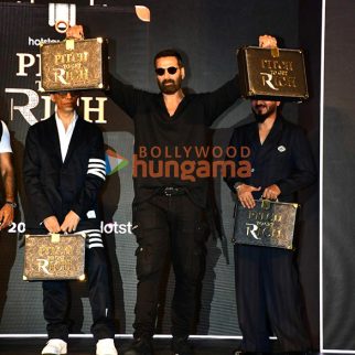 Photos: Akshay Kumar, Karan Johar, Malaika Arora and others snapped at Pitch To Get Rich press conference in Bandra