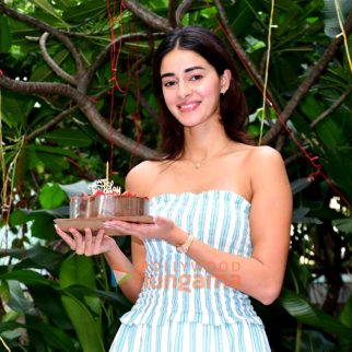Photos: Ananya Panday celebrates her birthday with the media