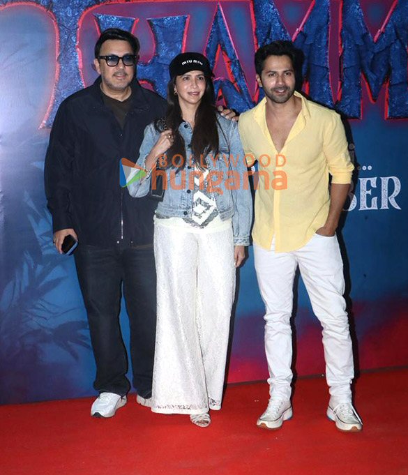 photos ayushmann khurrana rashmika mandanna varun dhawan and others grace the special screening of thamma 10