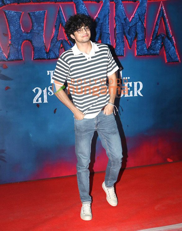 photos ayushmann khurrana rashmika mandanna varun dhawan and others grace the special screening of thamma 11