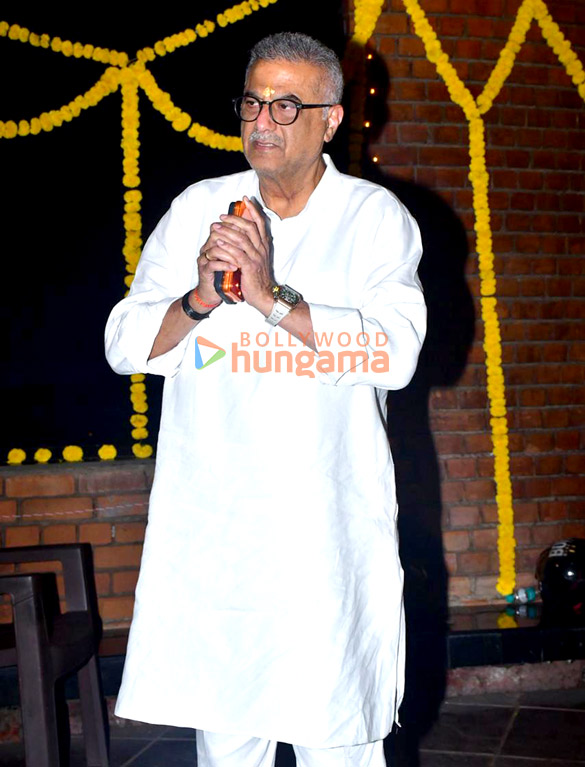 Photos: Boney Kapoor snapped at his office for Diwali pooja