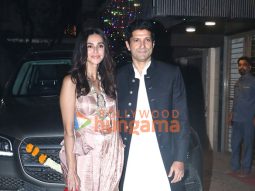 Photos: Farhan Akhtar, Shibani Dandekar, Richa Chadha, Ali Fazal and others snapped attending Shabana Azmi and Javed Akhtar’s Diwali bash