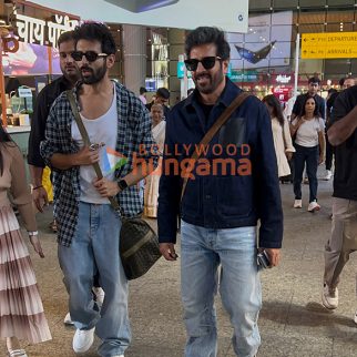 Photos: Kartik Aaryan, Kabir Khan, Mrunal Thakur and Twinkle Khanna snapped at the airport