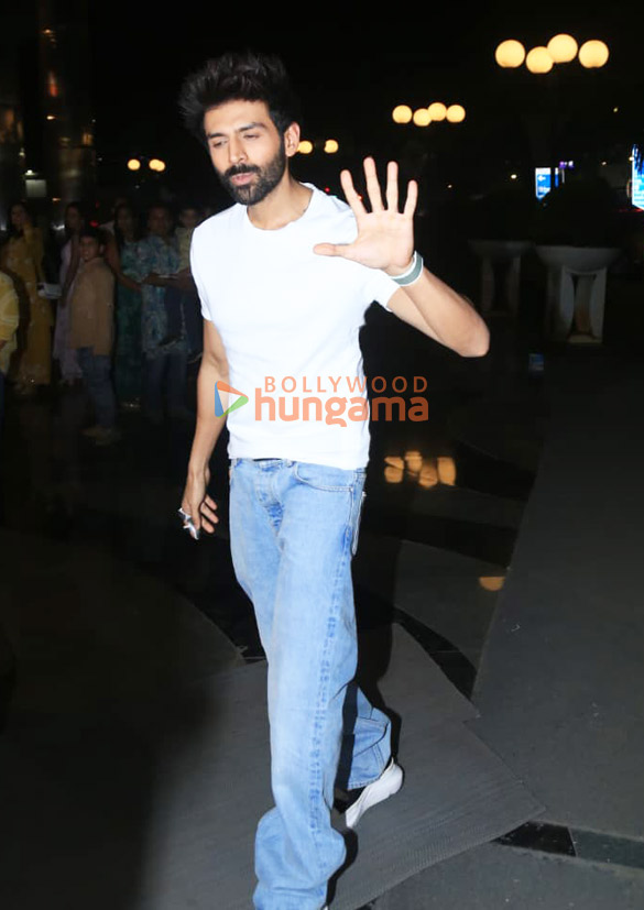 photos kartik aaryan sajid nadiadwala bhushan kumar and others attend success party of chandu champion 9