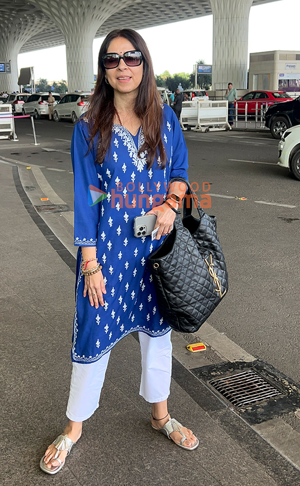 photos rakul preet singh jackky bhagnani nimrat kaur alaya f and others snapped at the airport 9