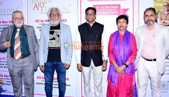 photos ramesh sippy vinita mirchandani kiran juneja and others attend the opening of mumbai art fair 2025 at nehru centre art gallery 5