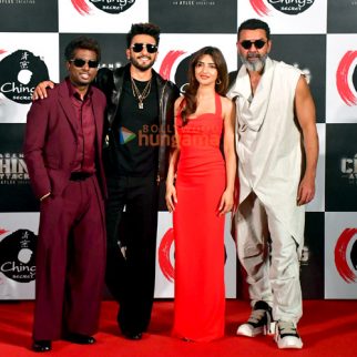 Photos: Ranveer Singh, Bobby Deol, Atlee and Sreeleela attend the launch of Ching's Desi Chinese advertisement