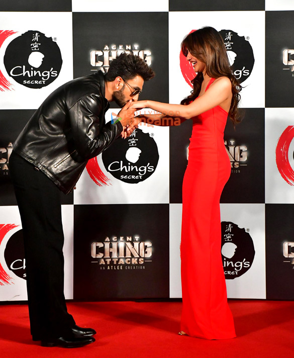 photos ranveer singh bobby deol atlee and sreeleela attend the launch of chings desi chinese advertisement 11
