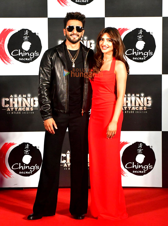 photos ranveer singh bobby deol atlee and sreeleela attend the launch of chings desi chinese advertisement 8