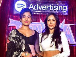 Photos: Rashmika Mandanna Malaika Arora, Ayushmann Khurrana and others grace ‘Poison Baby’ song launch from film Thamma